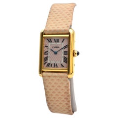 Cartier Must De Cartier Vermeil Damen Quarz 30x22mm Ref: 2415