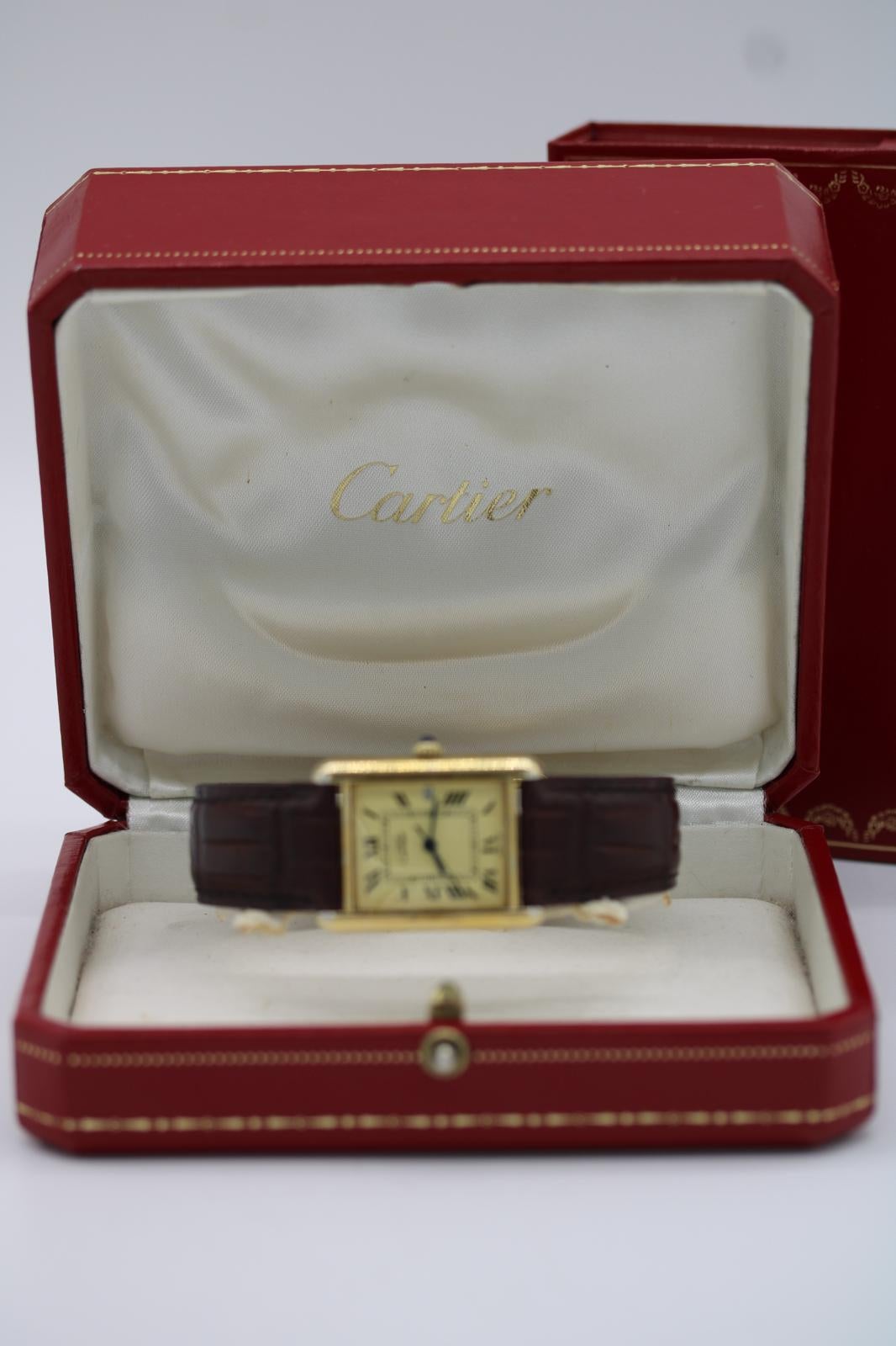 Cartier Must de Cartier Vermeil Ref. 2413 Lemon Dial 7