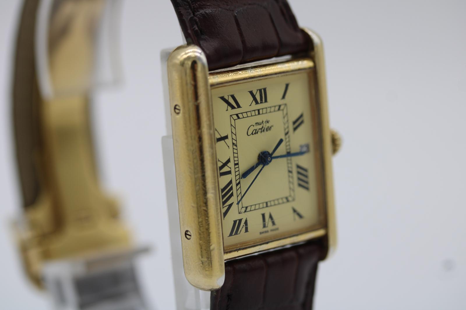 Cartier Must de Cartier Vermeil Ref. 2413 Lemon Dial 2