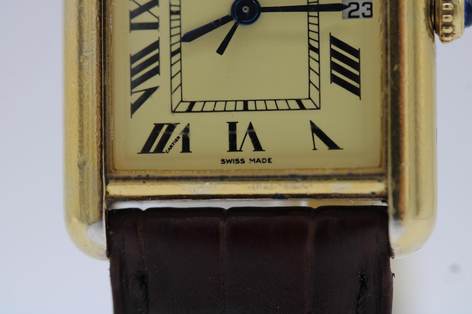 Cartier Must de Cartier Vermeil Ref. 2413 Lemon Dial 4