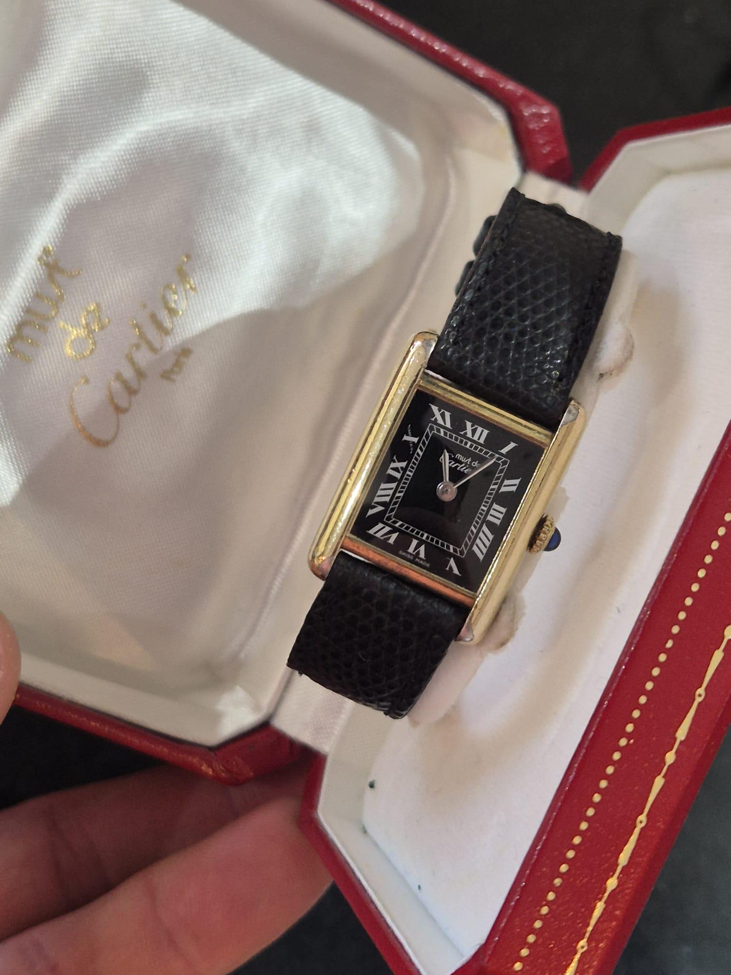Cartier Must de Cartier Vermeil – Serviced by Cartier in 2022 In Good Condition For Sale In London, GB