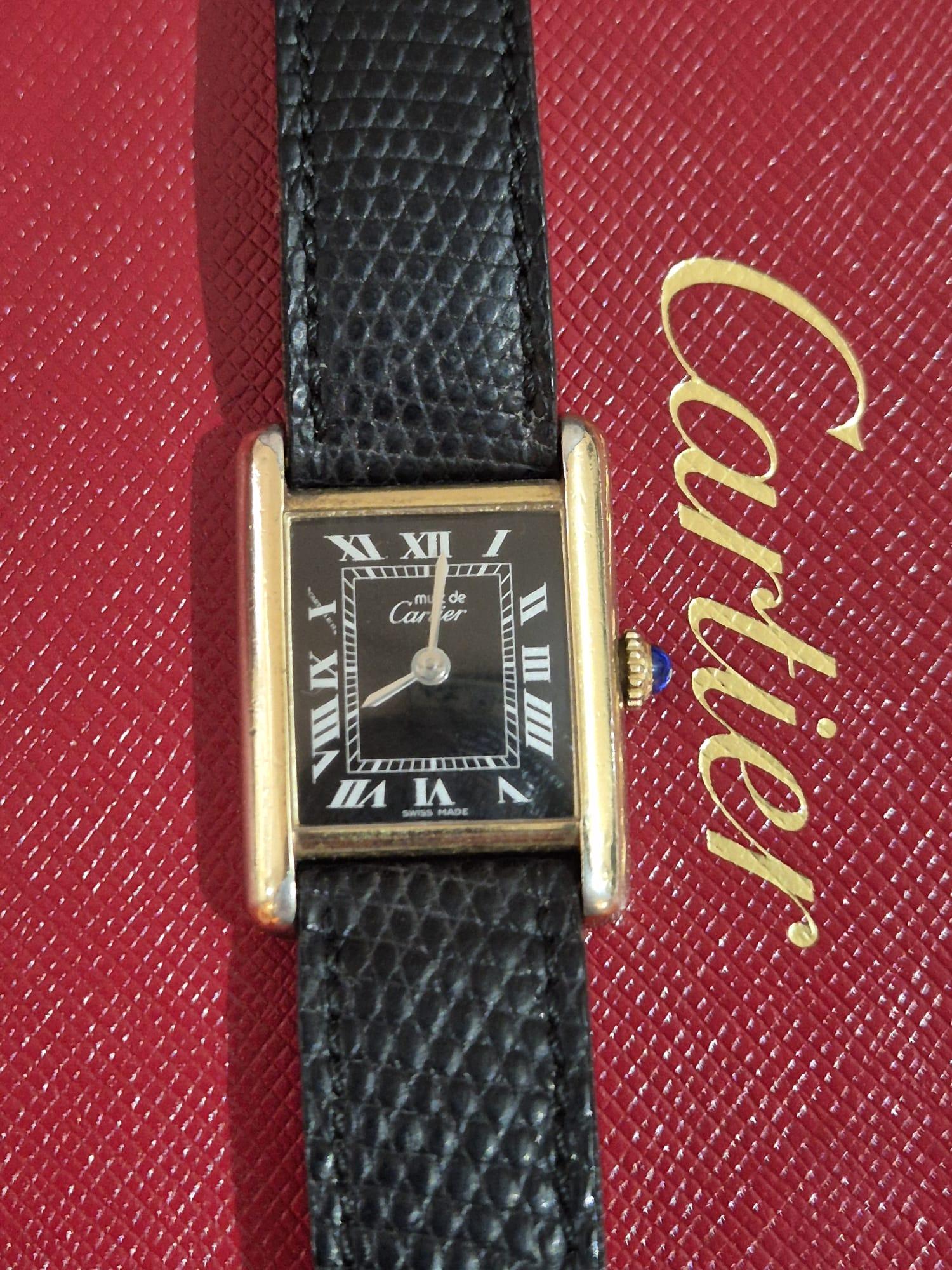 Women's Cartier Must de Cartier Vermeil – Serviced by Cartier in 2022 For Sale