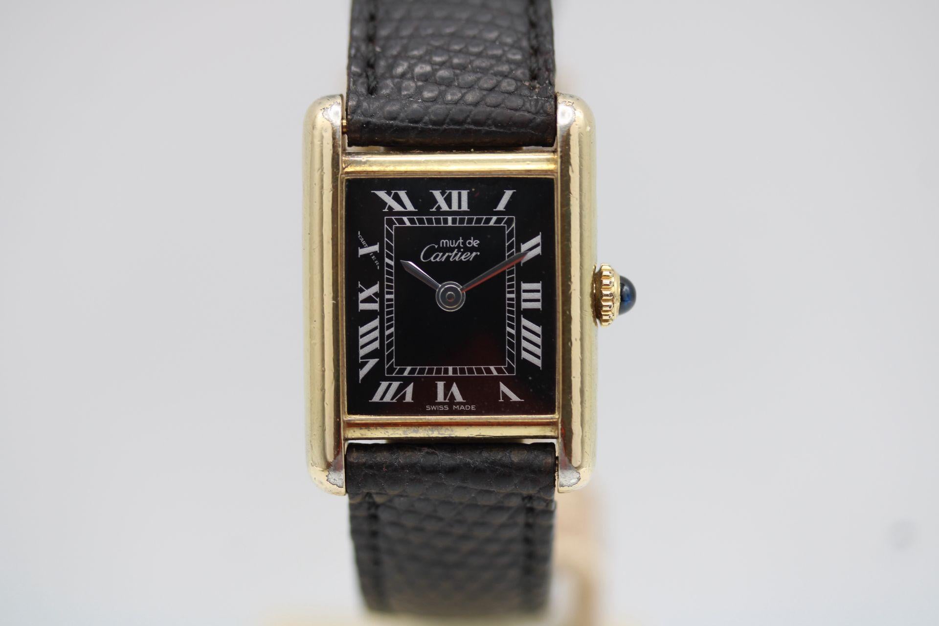 💎 Cartier Must de Cartier Vermeil – Serviced by Cartier in 2022

A finer example you may not find. This vintage Must de Cartier has undergone a full Cartier service in April 2022 in New York, including an overhaul that brings this classic timepiece