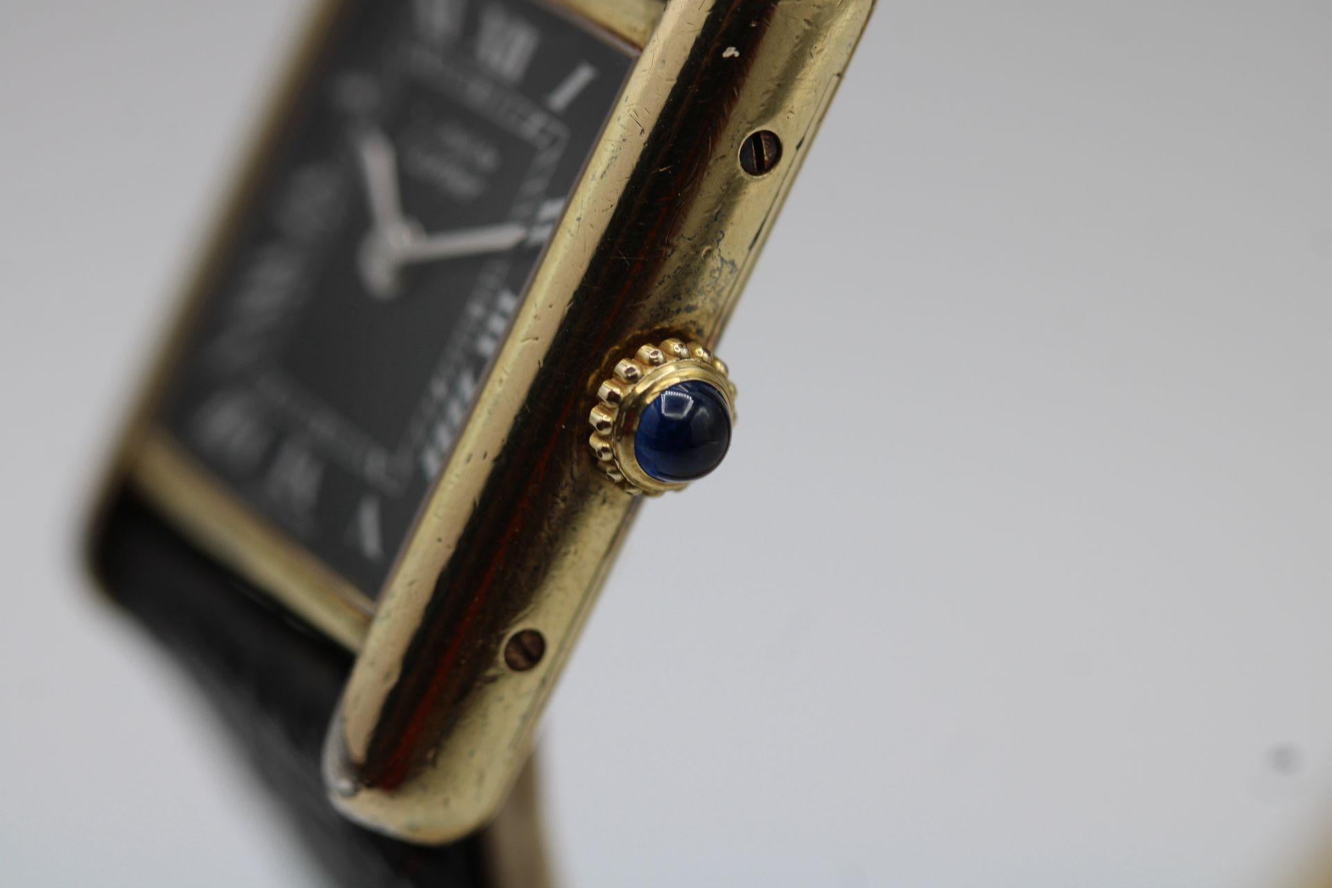 Cartier Must de Cartier Vermeil – Serviced by Cartier in 2022 im Angebot 5