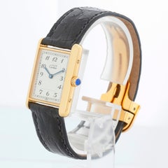 Cartier Must de Tank Gold Plaque 1615 Ladies Watch