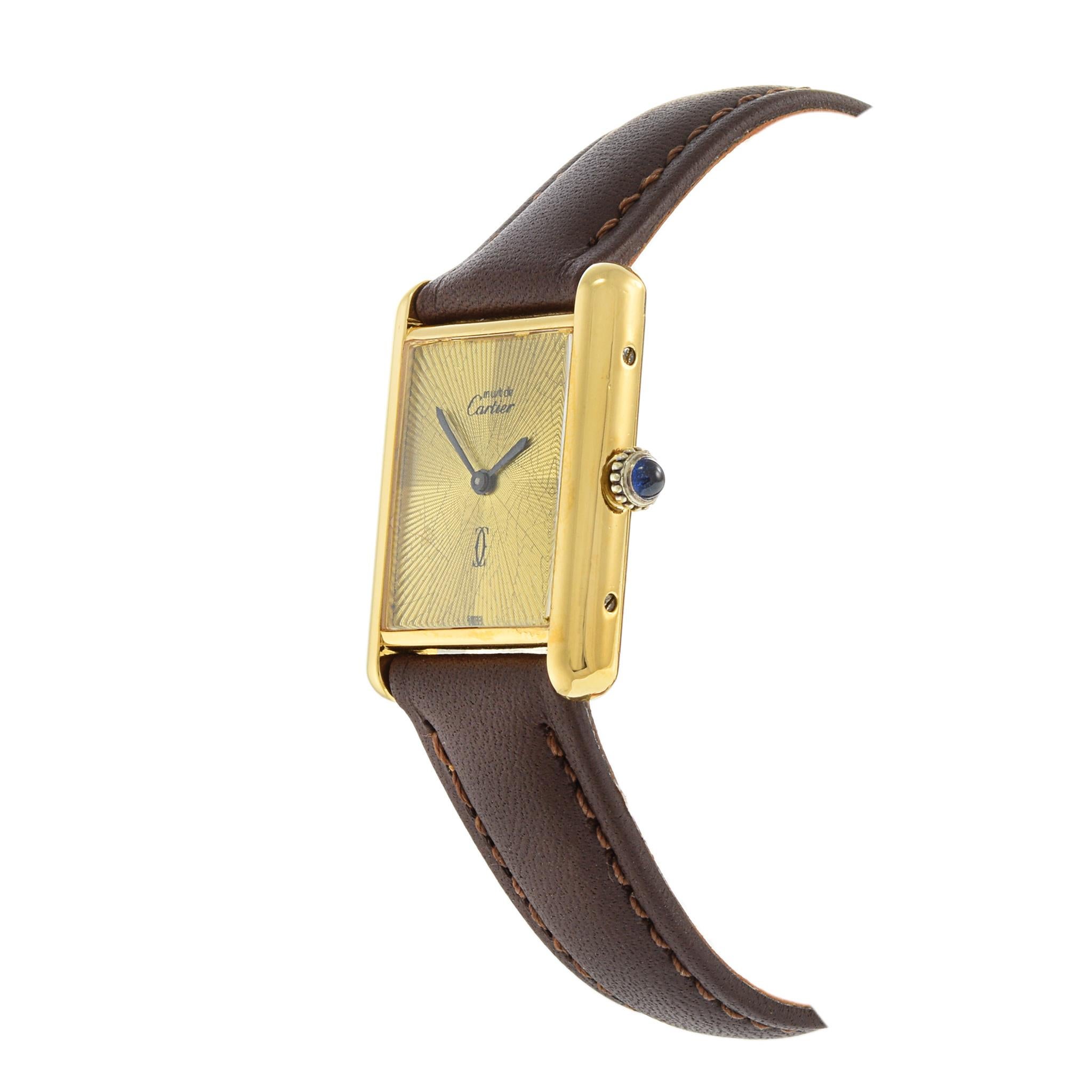 cartier tank must