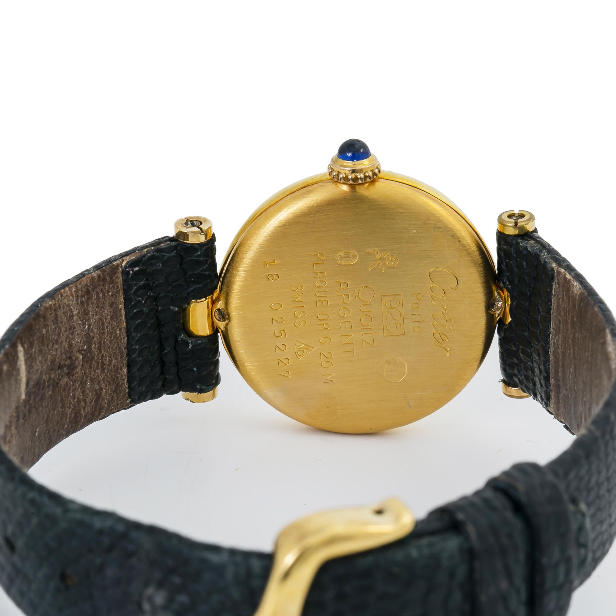 cartier round watch