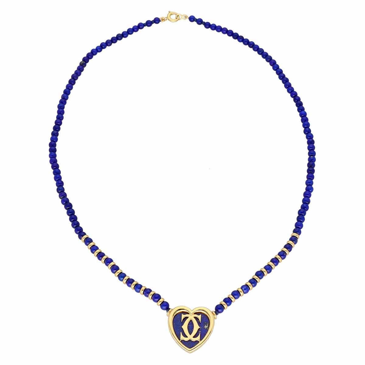 Numero dell'articolo: 23691201
Marca: Cartier
Nome del prodotto: Collana con ciondolo MUST Heart 2C
MATERIALE: Lapislazzuli, oro giallo 750 K18
Peso: Circa 9,1 g
Circonferenza del collo: Circa 40cm / 15.74in
Dimensioni del piano: W16.21mm × H16.17mm