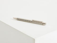 Penna a sfera Cartier Must II placcata argento e palladio anni '80