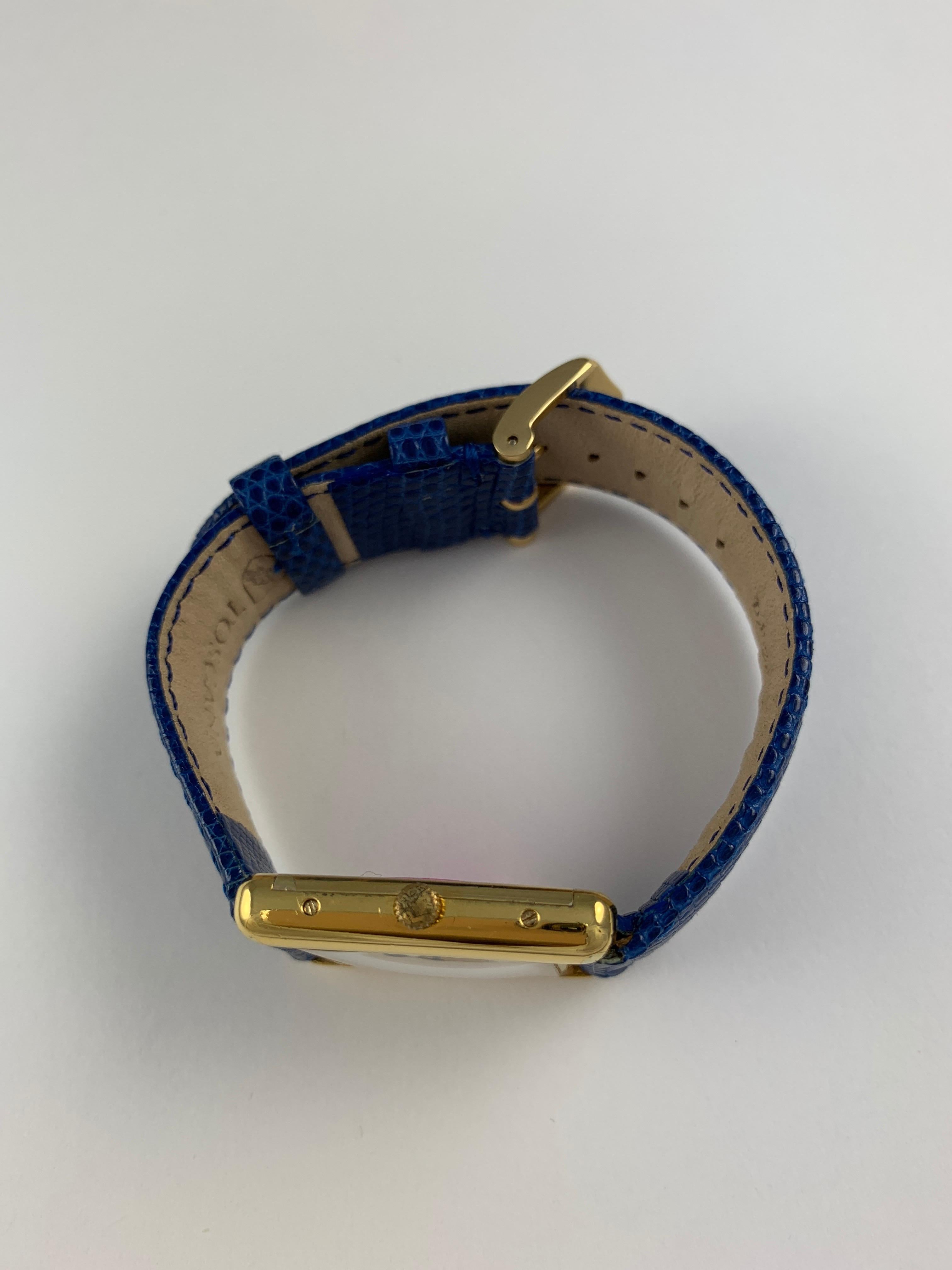 Women's or Men's Cartier Must Tank Manual Wind Gold-Plated Watch