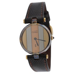 Cartier Must Trinity Quartz Argental Rotondo
