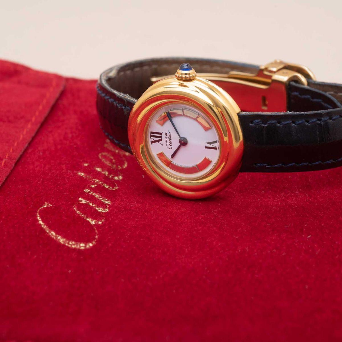 Cartier Must Trinity-Uhr 2735 im Zustand „Gut“ im Angebot in PARIS, FR