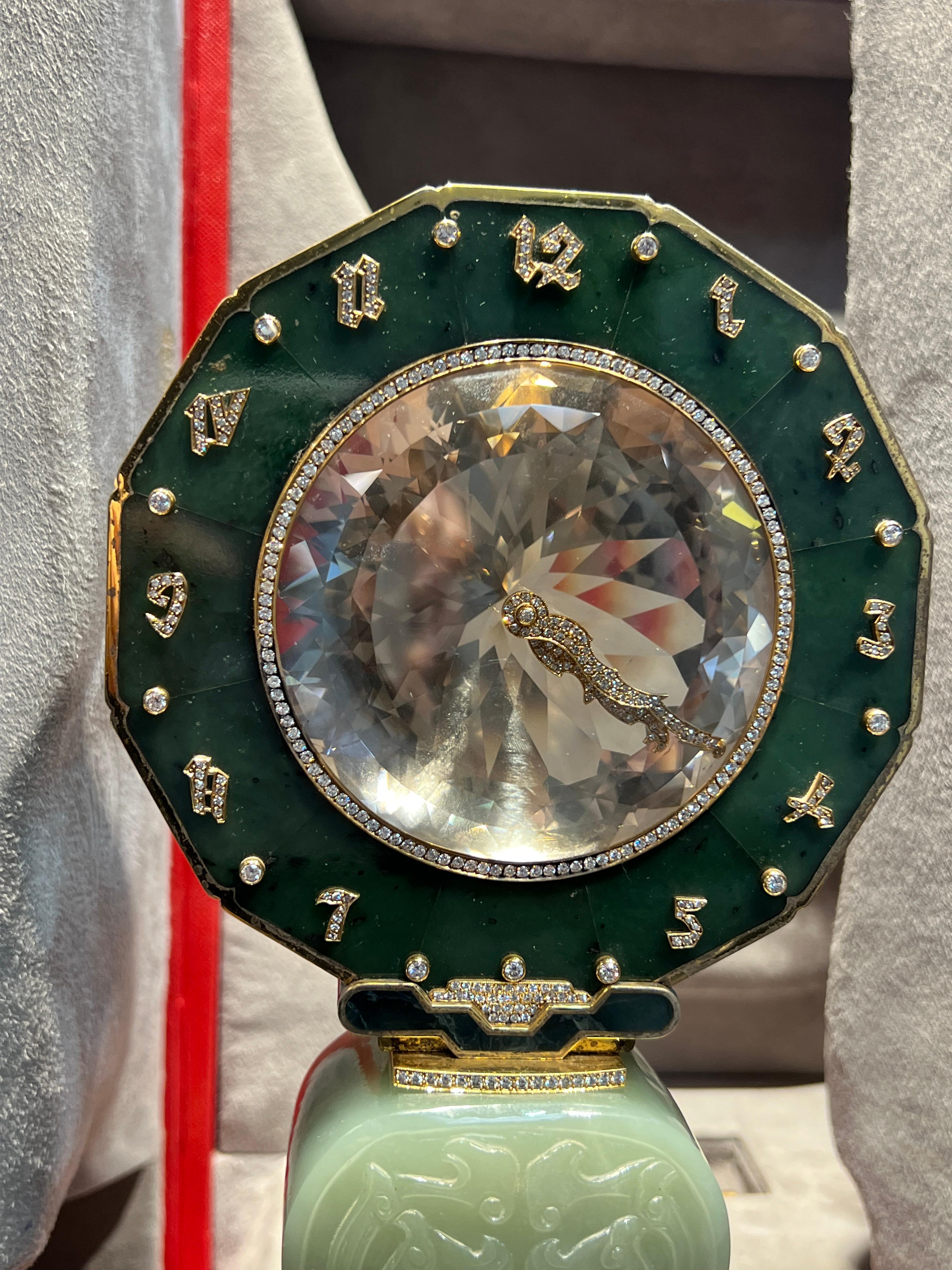 Horloge mystérieuse Cartier en vente 6
