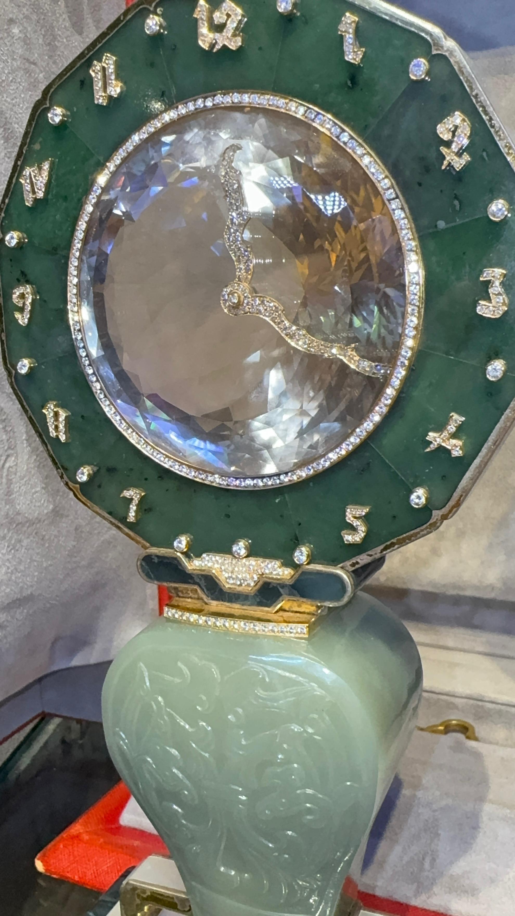 Art déco Horloge mystérieuse Cartier en vente