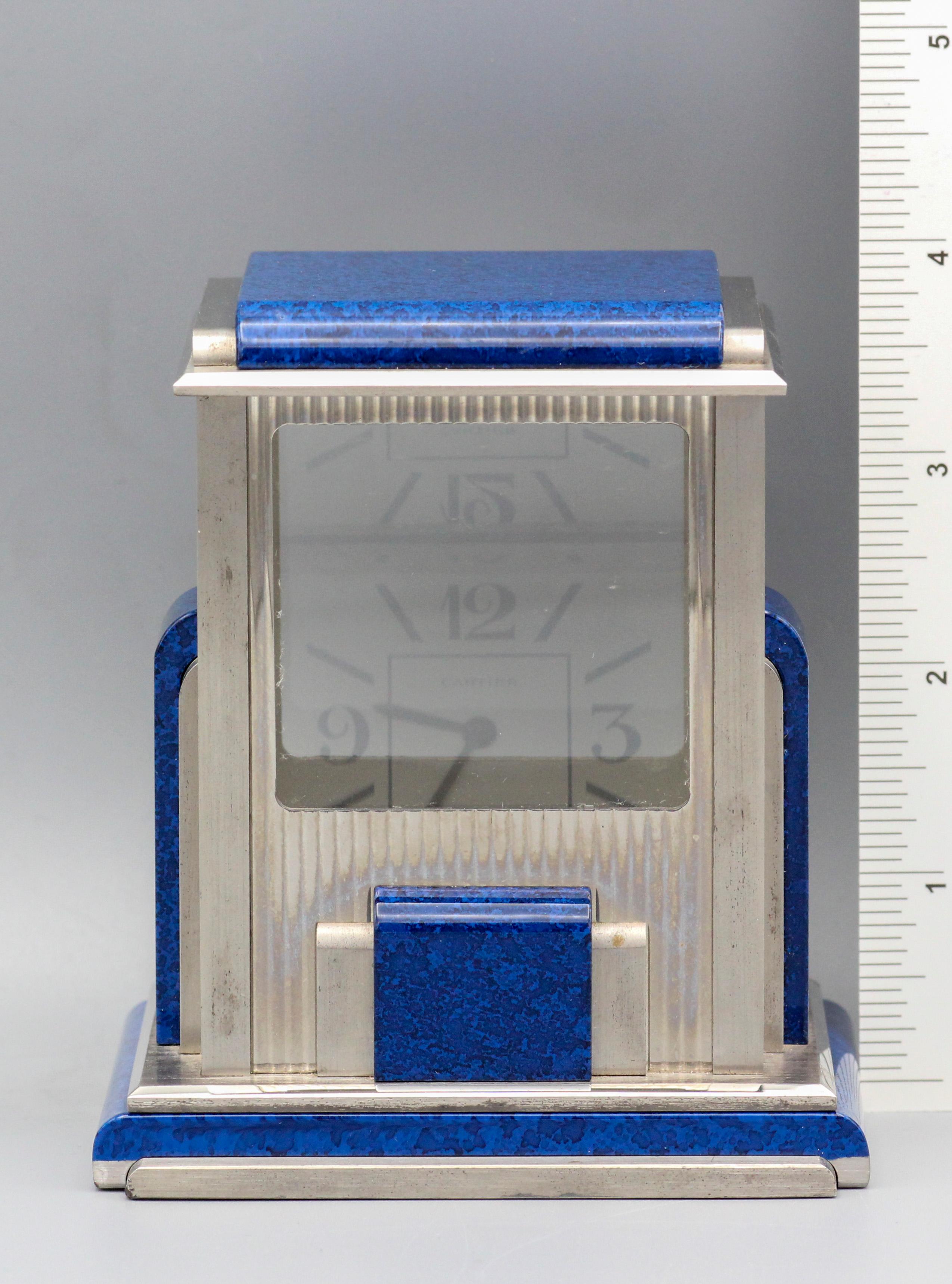 Cartier Mystery Prism Desk Clock For Sale 10