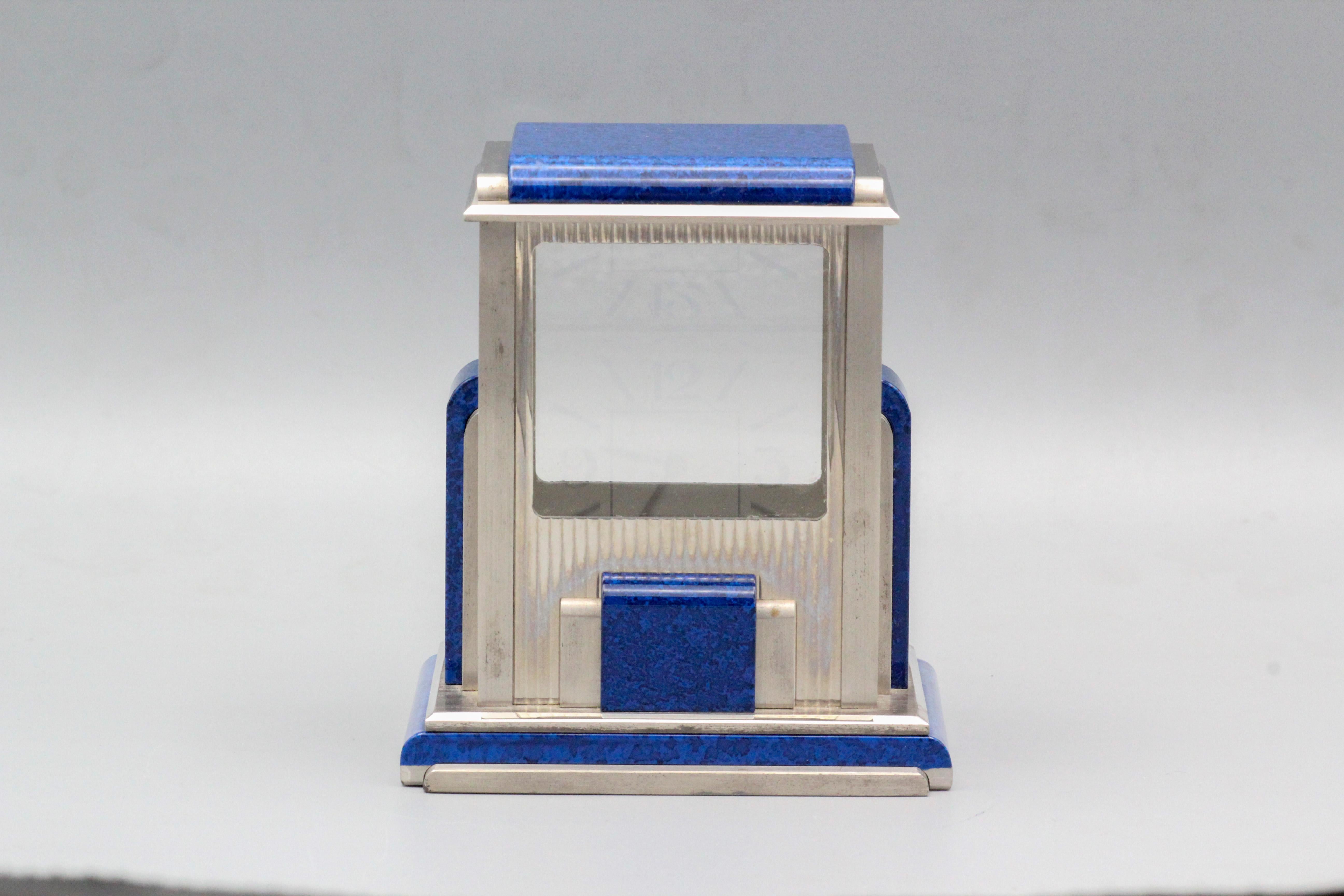 Women's or Men's Cartier Mystery Prism Desk Clock For Sale