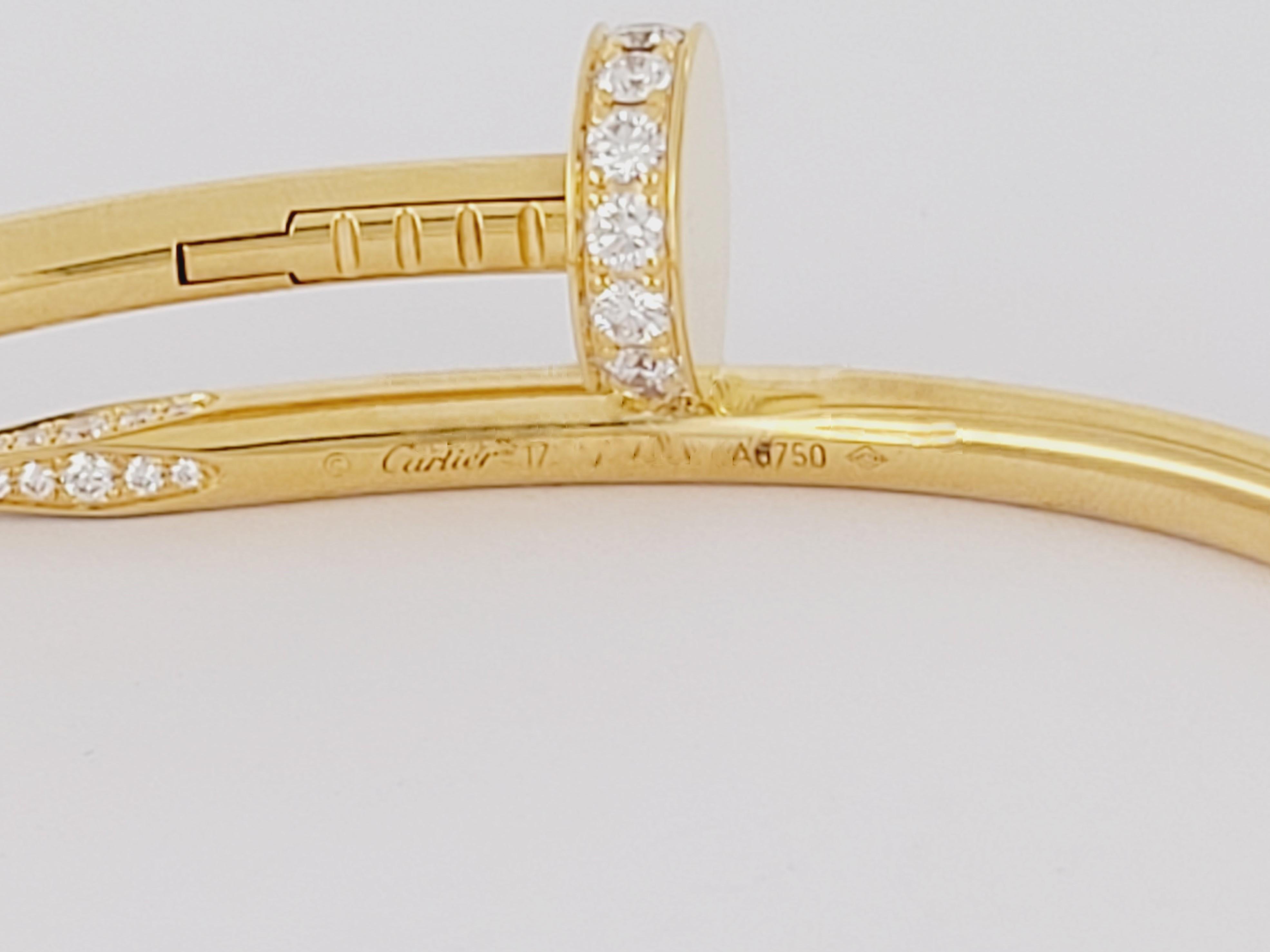 cartier love nail bracelet