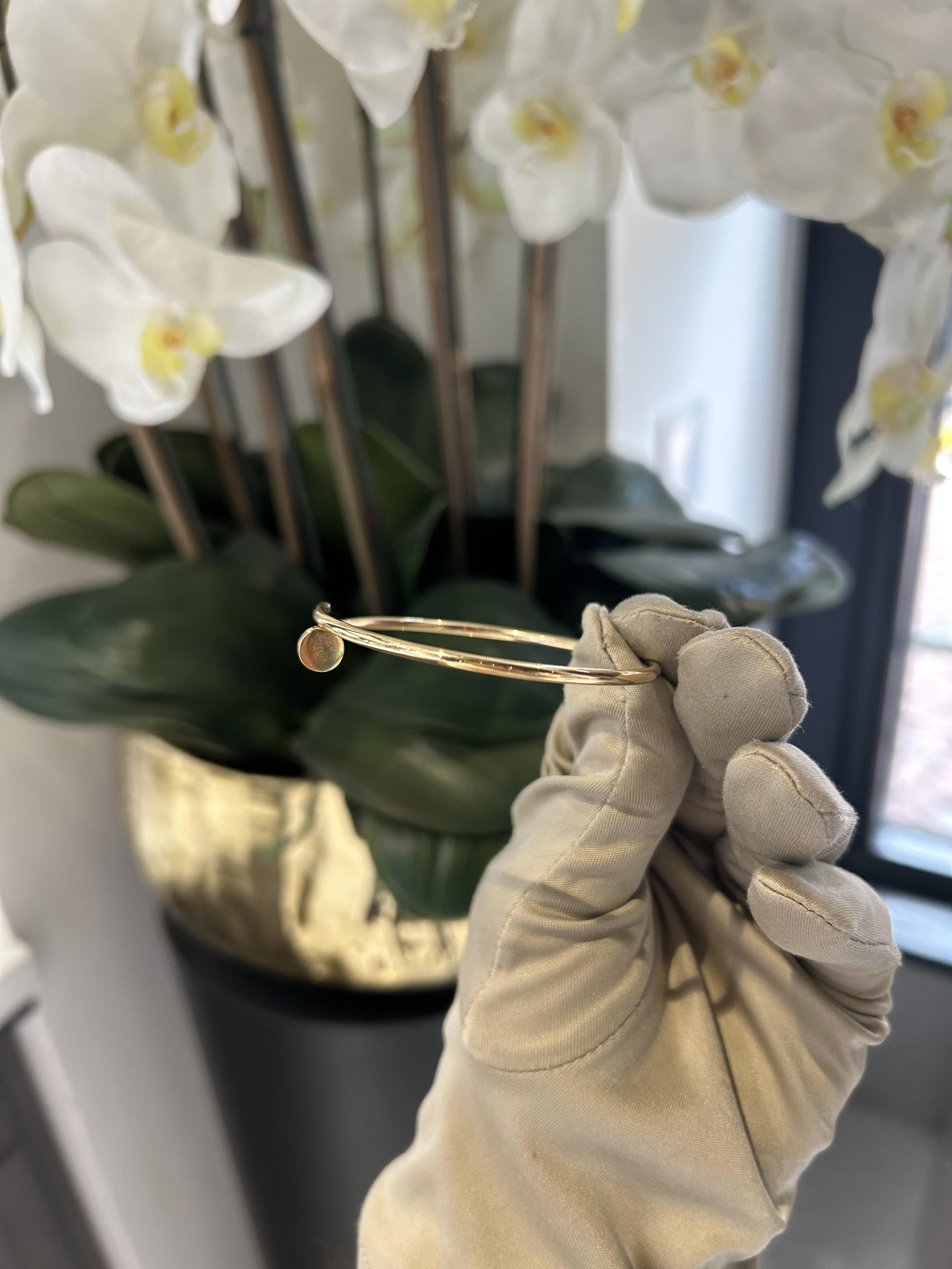Bracelet à clous de Cartier Petit or rose Taille 19 Boîte et papiers en vente 5