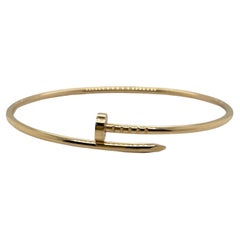 Bracelet à clous de Cartier Petit or rose Taille 19 Boîte et papiers