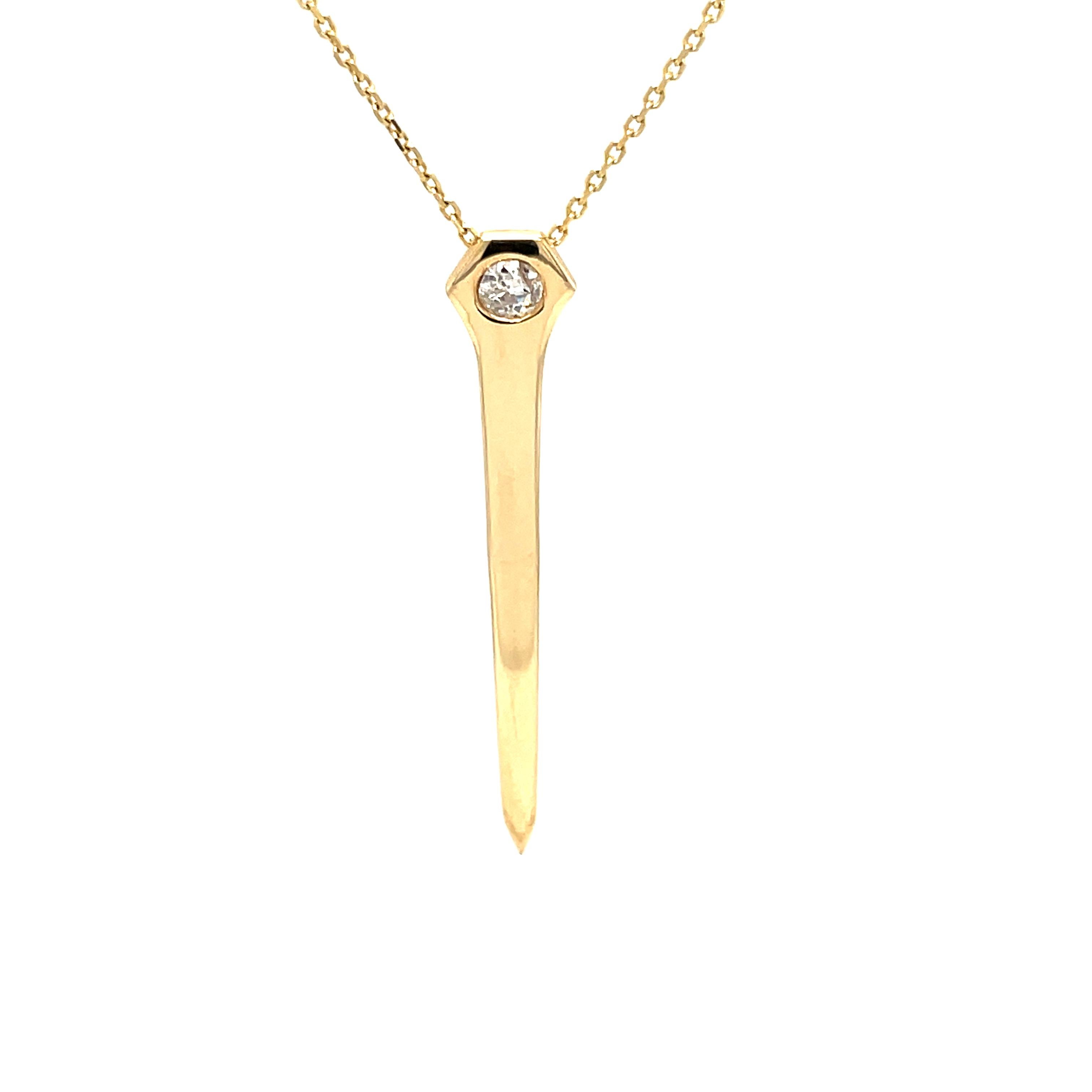 cartier needle necklace