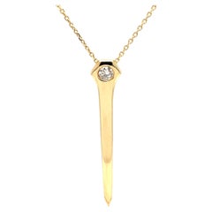 Cartier Nail & Diamond Gold Charm