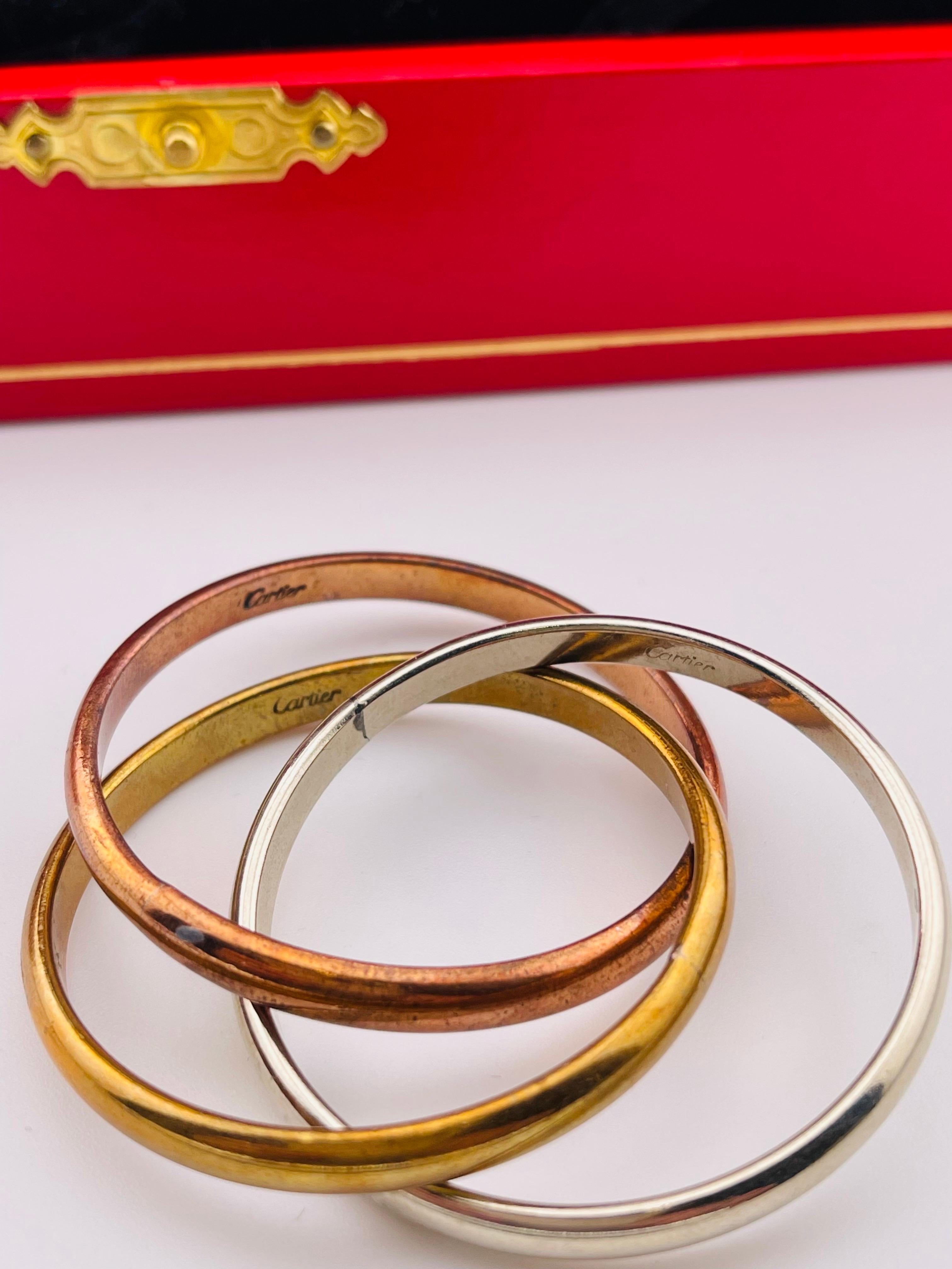 Servilleteros CARTIER con caja, 4 piezas, 