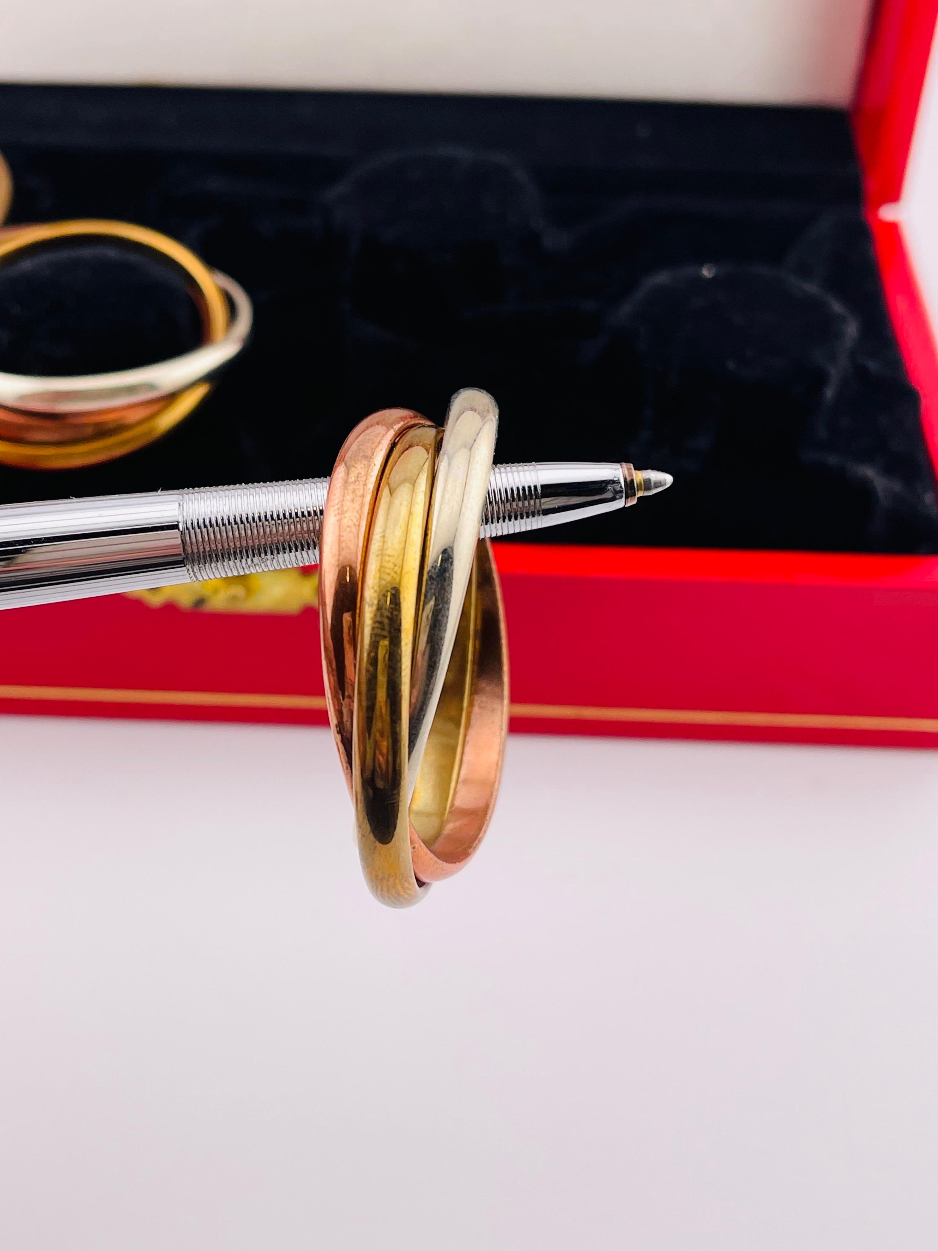 Ronds de serviette CARTIER avec boîte 4 pièces, 