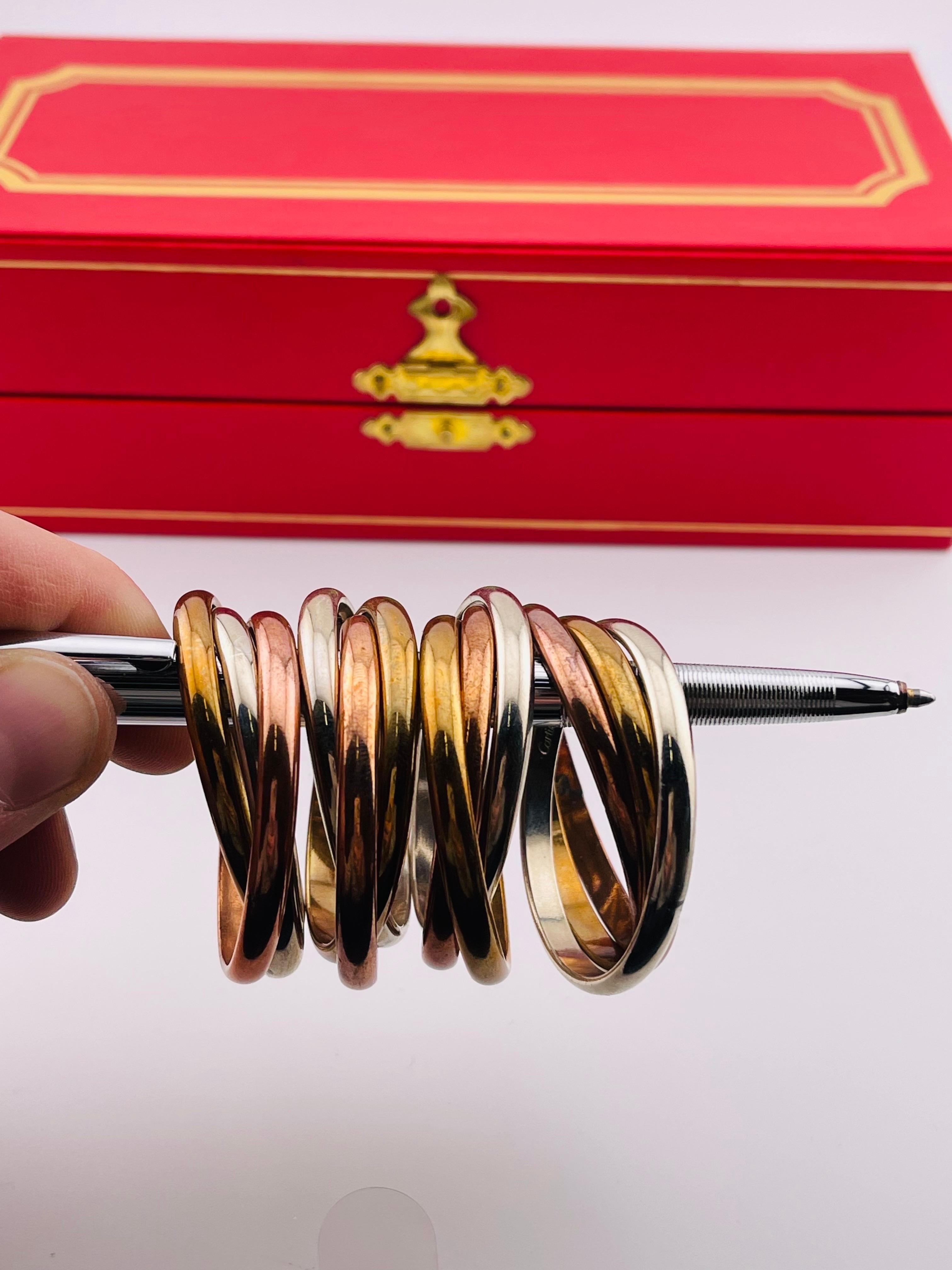 Servilleteros CARTIER con caja, 4 piezas, 