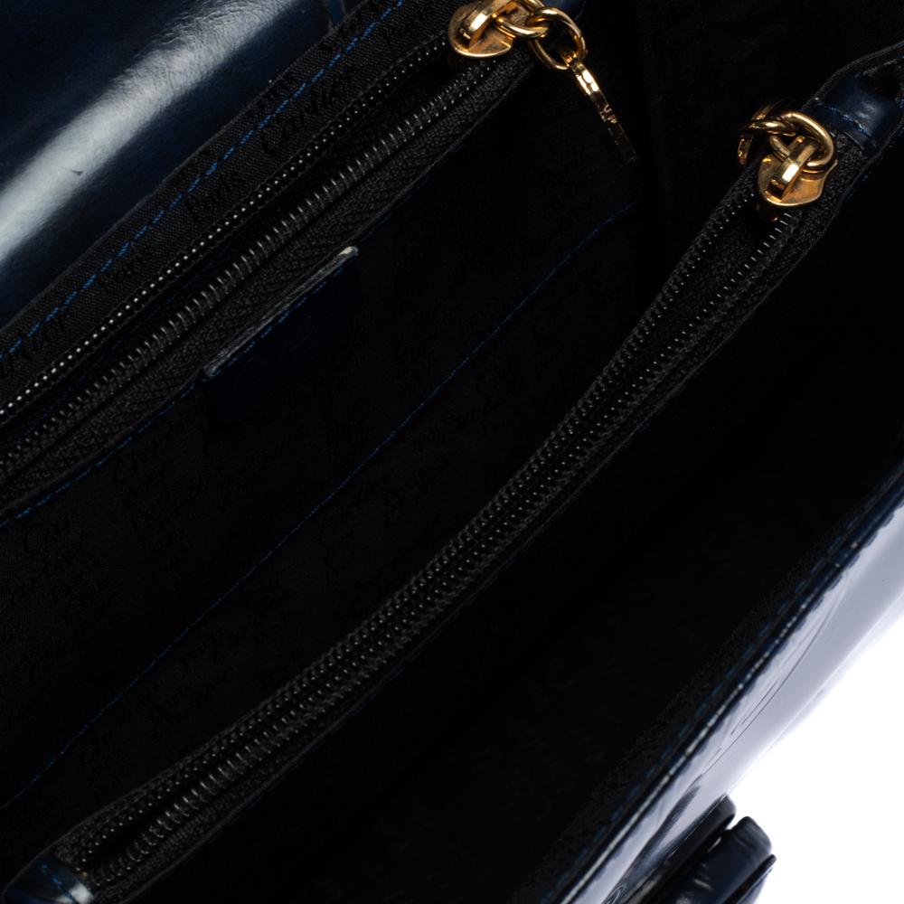 Cartier Navy Blue Patent Leather Happy Birthday Bag 1
