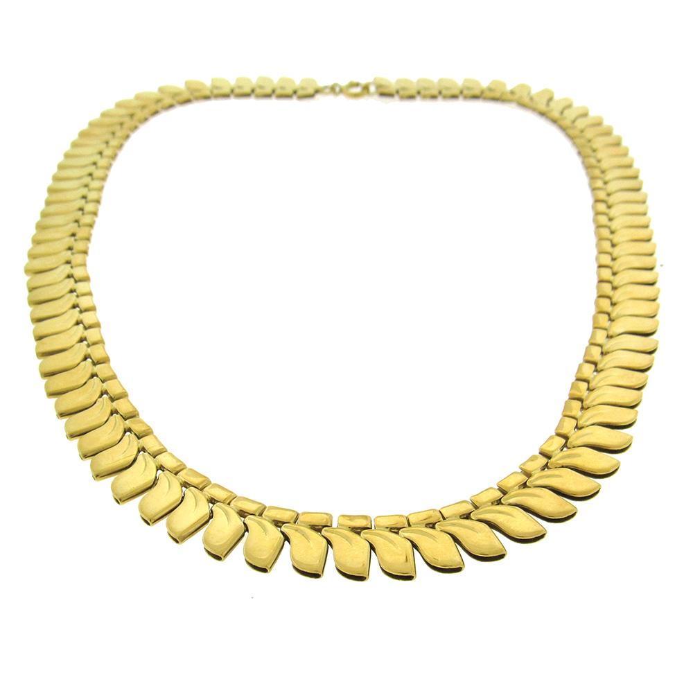 18K yellow gold vintage Cartier necklace, 16-1/2