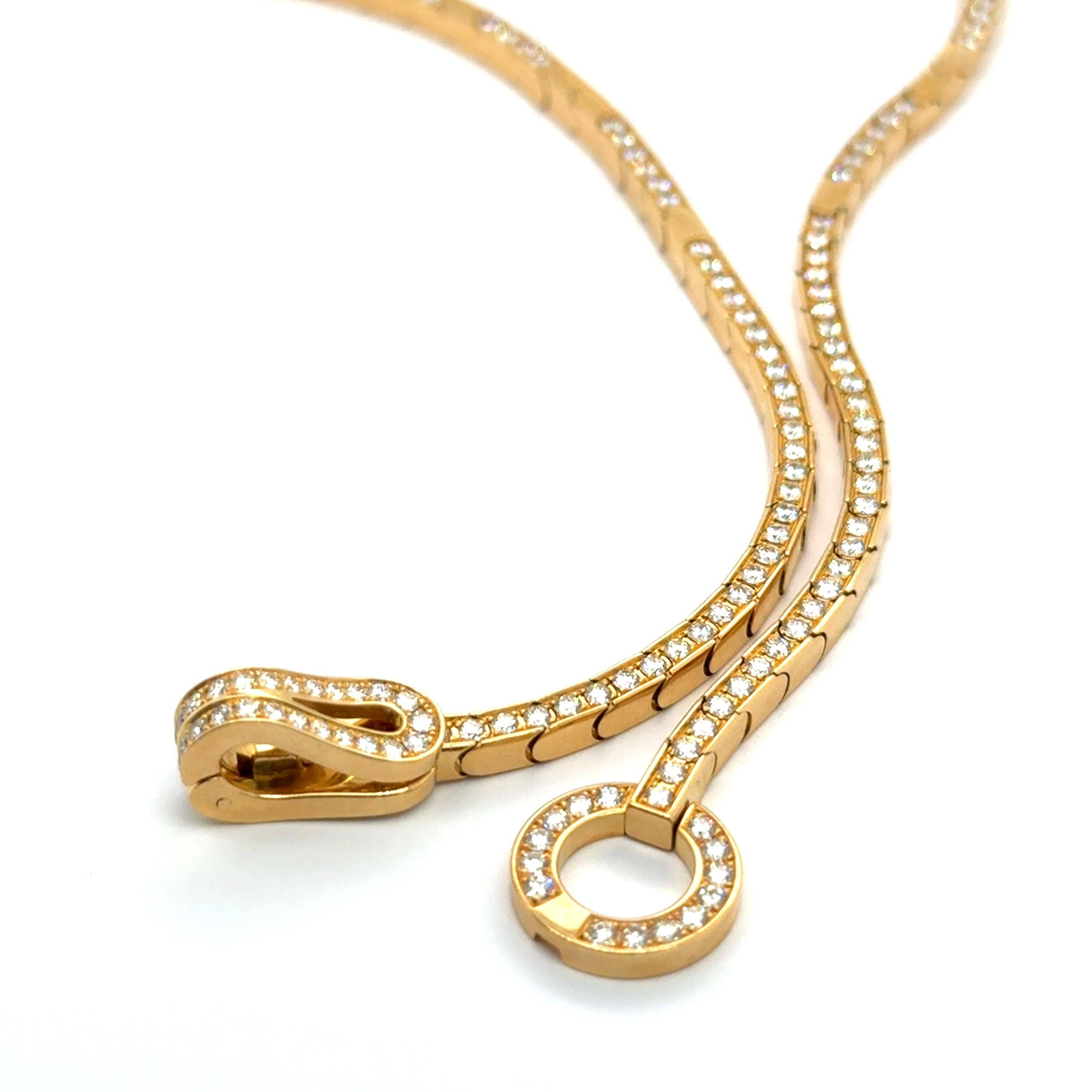 Collier de Cartier avec diamants en or jaune 18 carats en vente 5