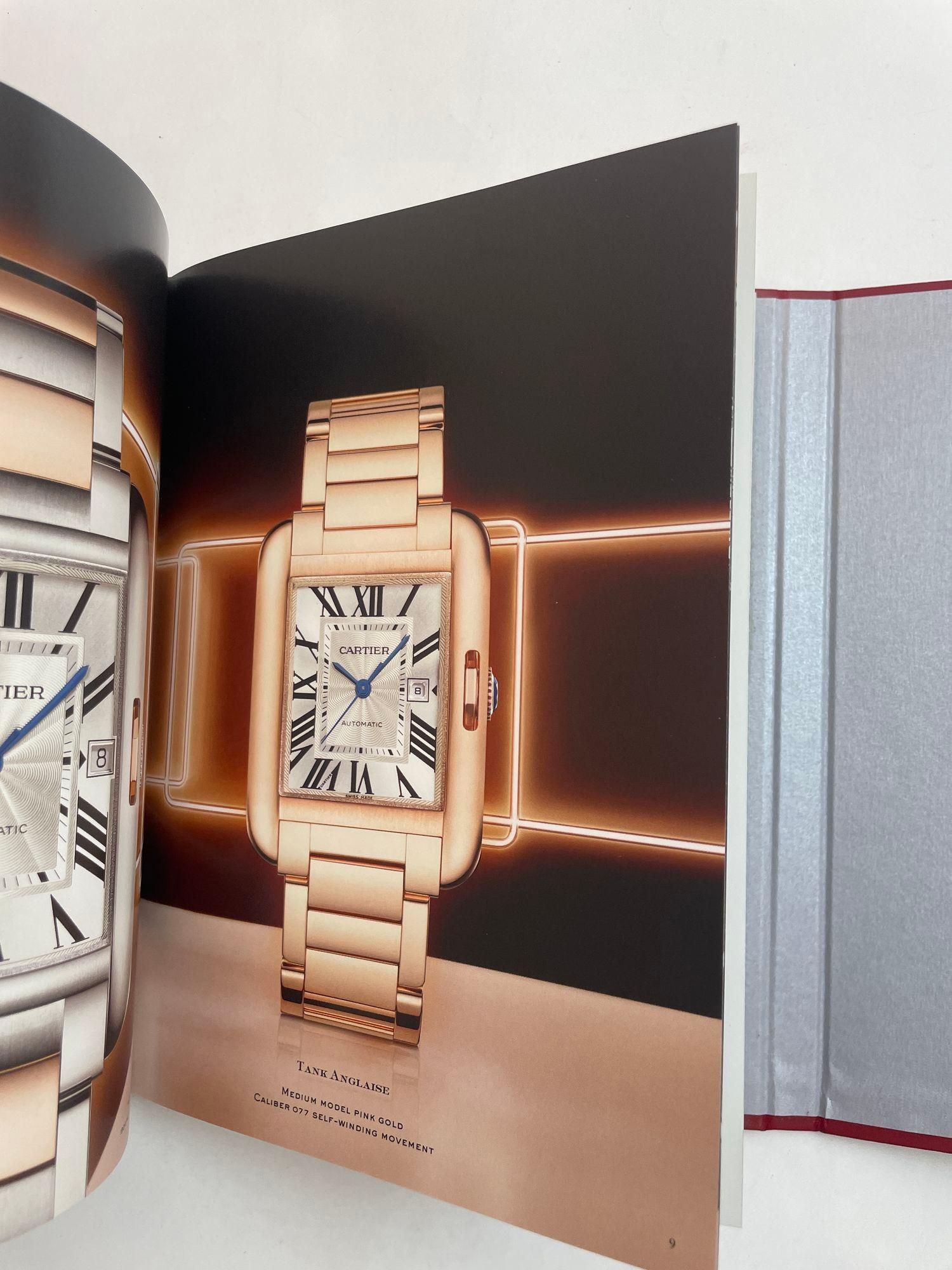 Cartier Never Stop Tank Collection 2012 Hardcover Catalog For Sale 4