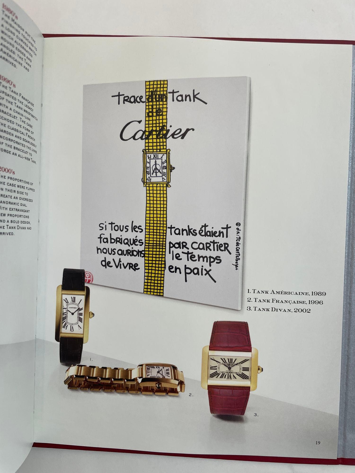 French Cartier Never Stop Tank Collection 2012 Hardcover Catalog For Sale