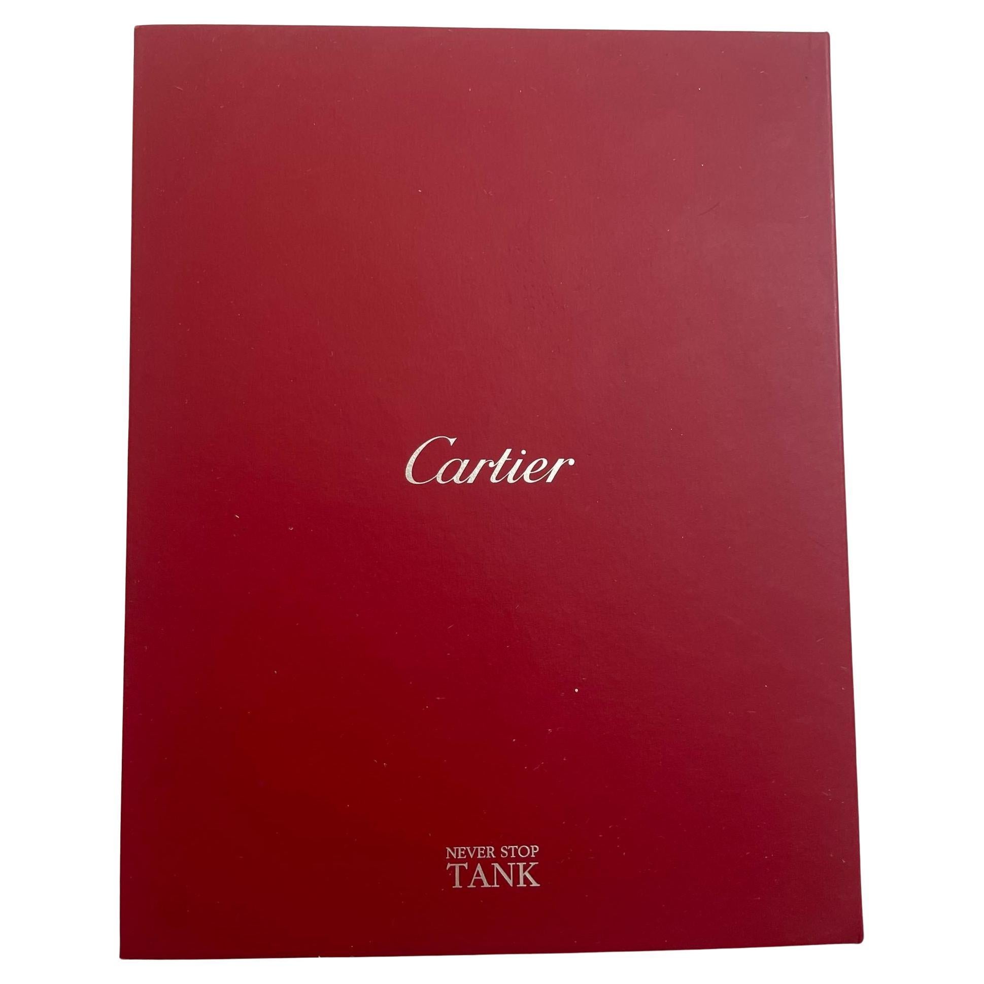 Cartier Never Stop Tank Collection 2012 Hardcover Catalog