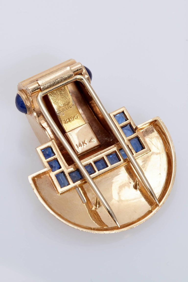 Cartier New York Retro Brooch Necklace at 1stDibs