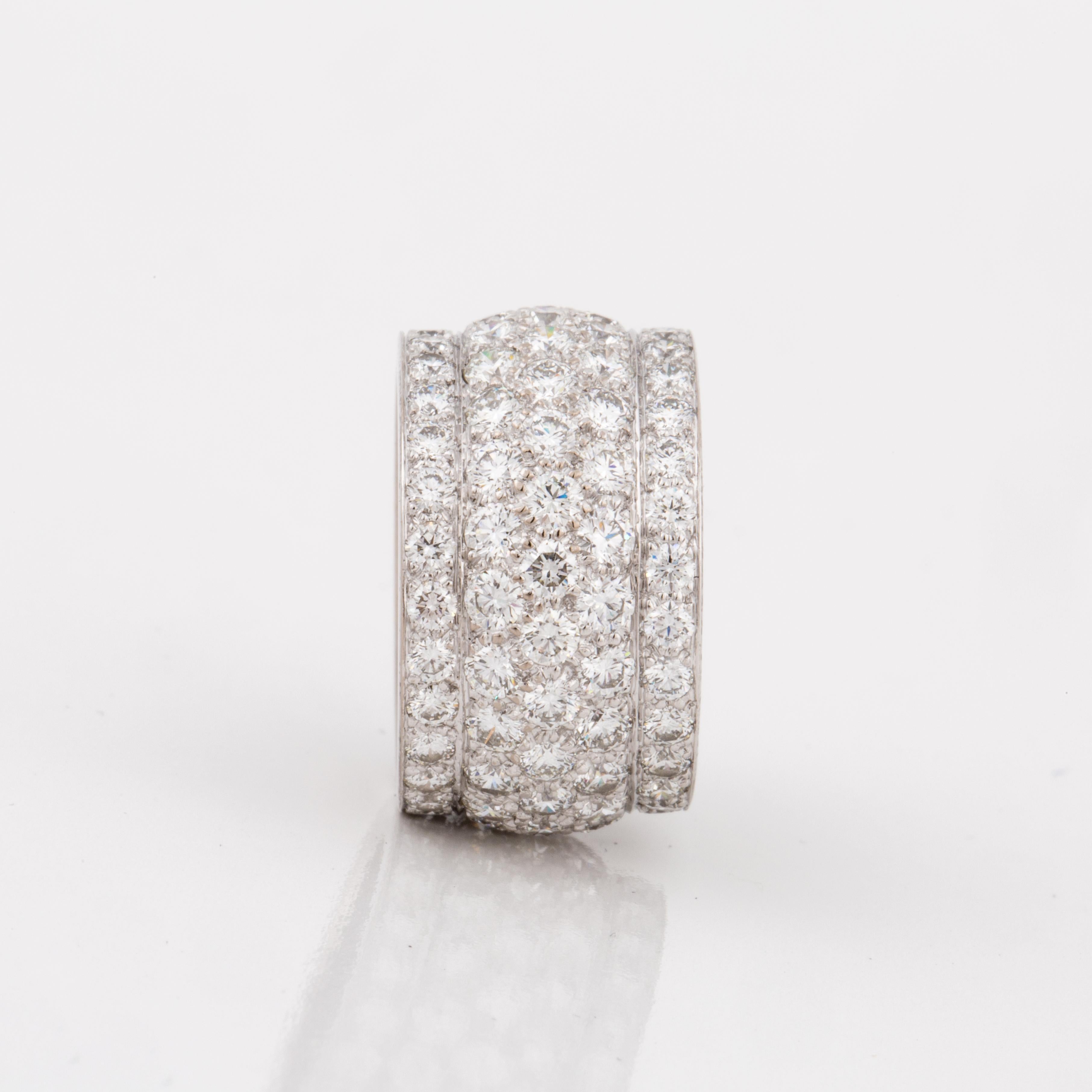 Cartier Bracelet Nigeria en or blanc 18 carats et diamants Bon état - En vente à Houston, TX