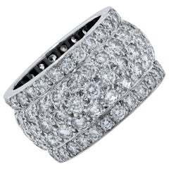 Cartier Nigeria Diamond Band 18 Karat White Gold