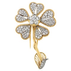 Cartier Night and Day Diamond Brooch