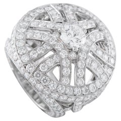 Cartier Nouvelle 18K White Gold 7.68ct Diamond Ring CA08-060326