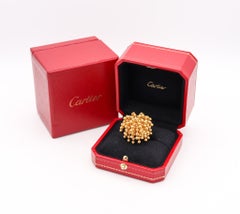Cartier Nouvelle Bague Pom Pom Kinetic Cocktail Ring in 18 Karat Yellow Gold