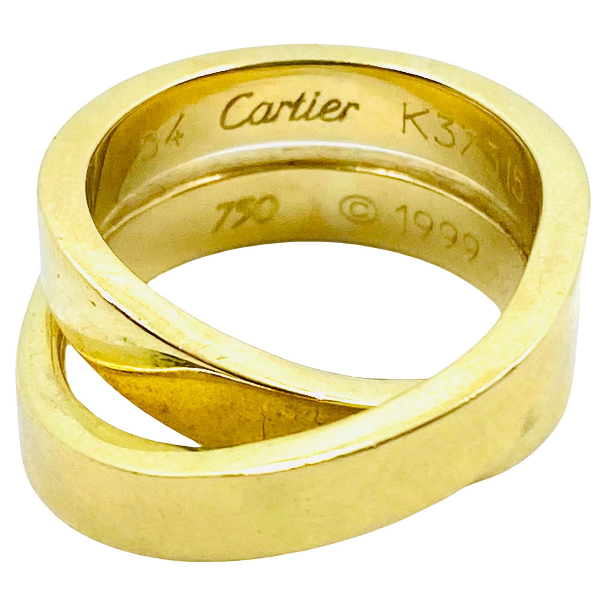 Cartier Nouvelle Vague 18K Gold Ring 4