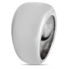 Cartier Nouvelle Vague 18K White Gold Dome Ring