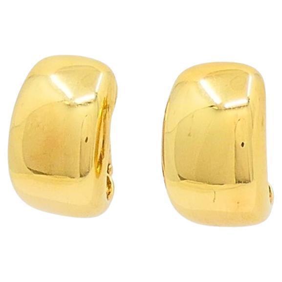 Cartier Nouvelle Vague 18k Yellow Gold Earrings