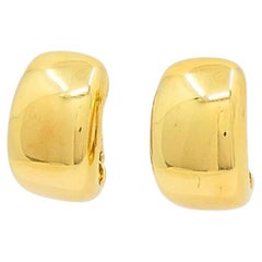 Cartier Nouvelle Vague 18k Yellow Gold Earrings