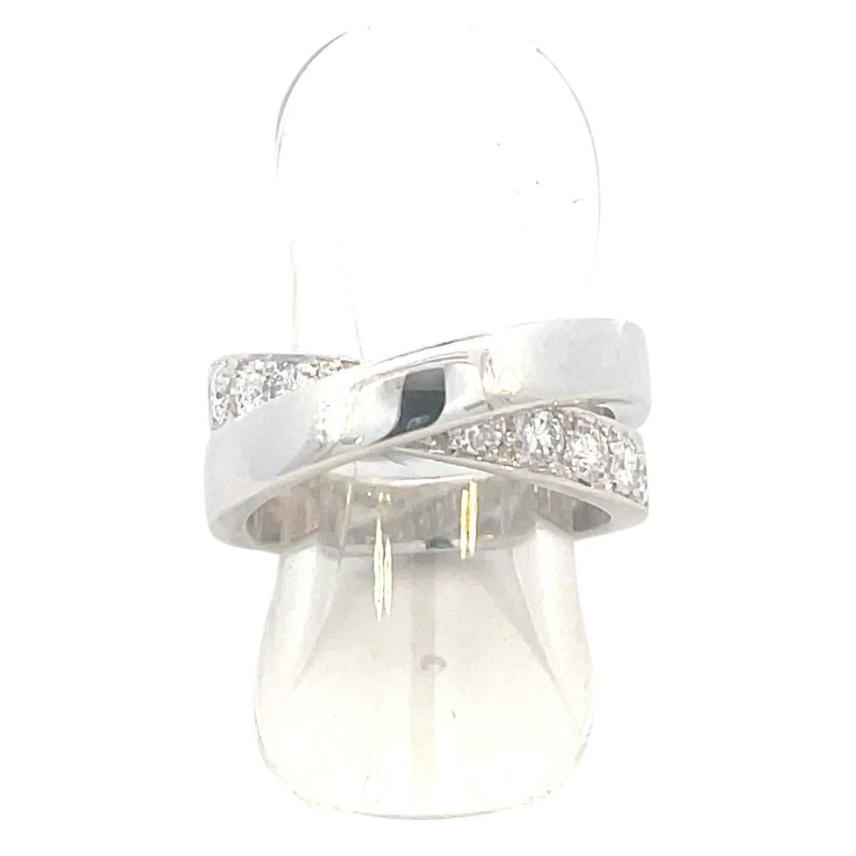 Cartier Nouvelle Vague Crossover Diamond Ring 18kt and 1.10 Carats in Diamonds