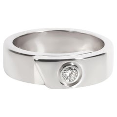 Anello con diamante Cartier Nouvelle Vague in oro bianco 18 carati 0,07 CTW