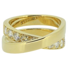 Cartier Nouvelle Vague Diamond Ring Size M (53)