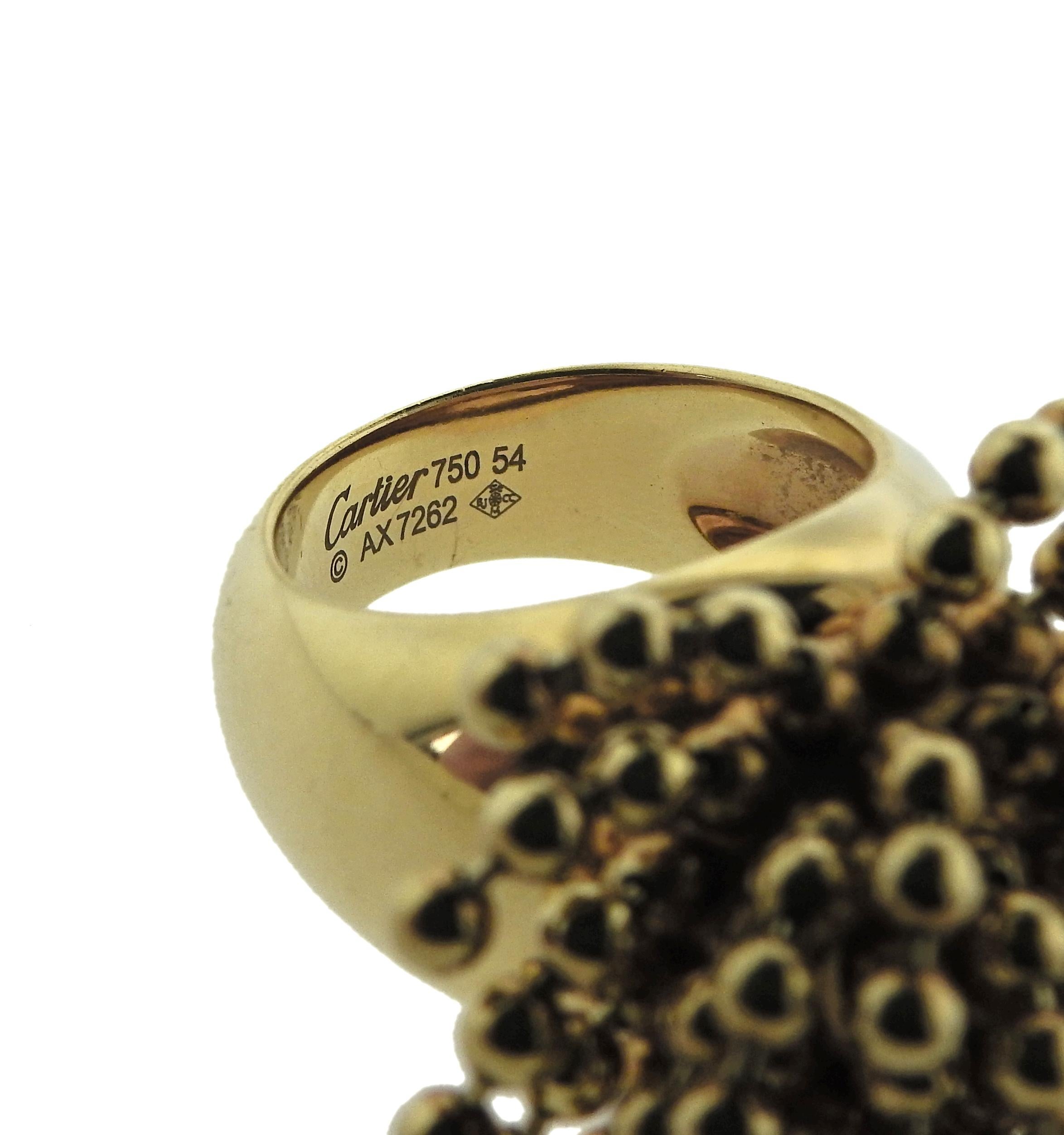 Women's Cartier Nouvelle Vague Gold Charm Ring