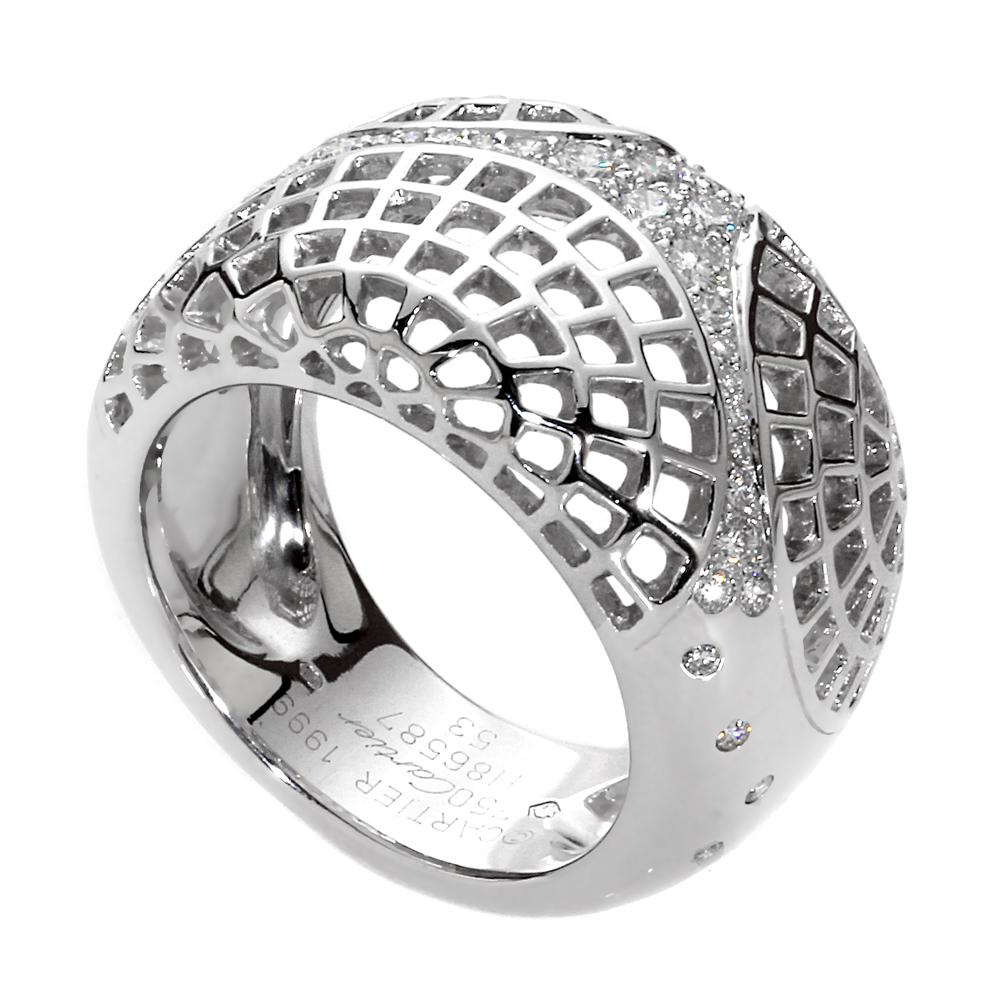 Cartier Nouvelle Vague Paris Diamant-Gold-Ring (Rundschliff) im Angebot