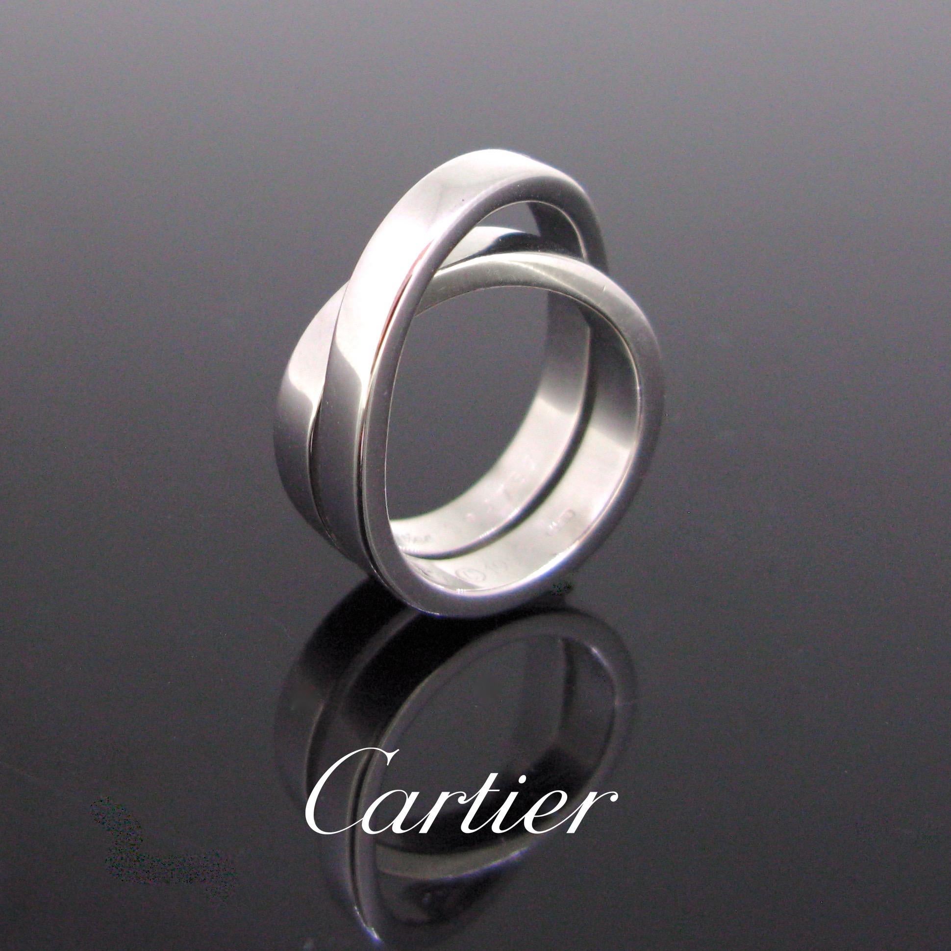 This modern ring is from the famous French jeweler: CARTIER. It is from the collection 